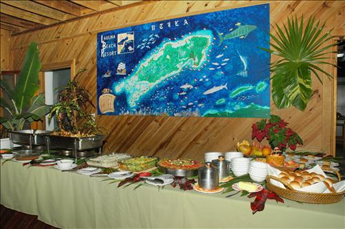 Laguna Beach Resort Utila Restaurace fotografie
